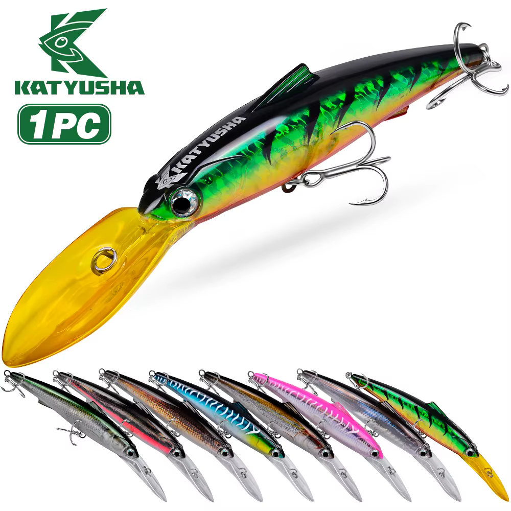 PROBEROS Señuelo Minnow de Labio Largo para Pesca en Profundidad - imagen 4