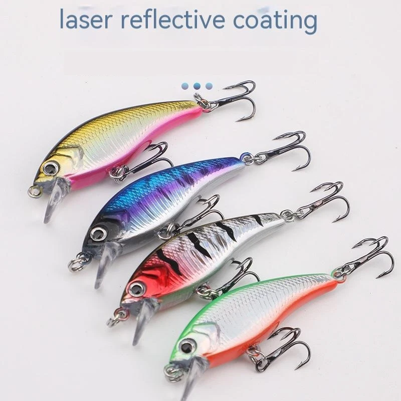 Jerkbait hundimiento 5cm – Señuelo duro negro para spinning - imagen 3