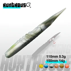 Hunthouse Xlayers Señuelo Flotante de Silicona con Sonajero para Lucio