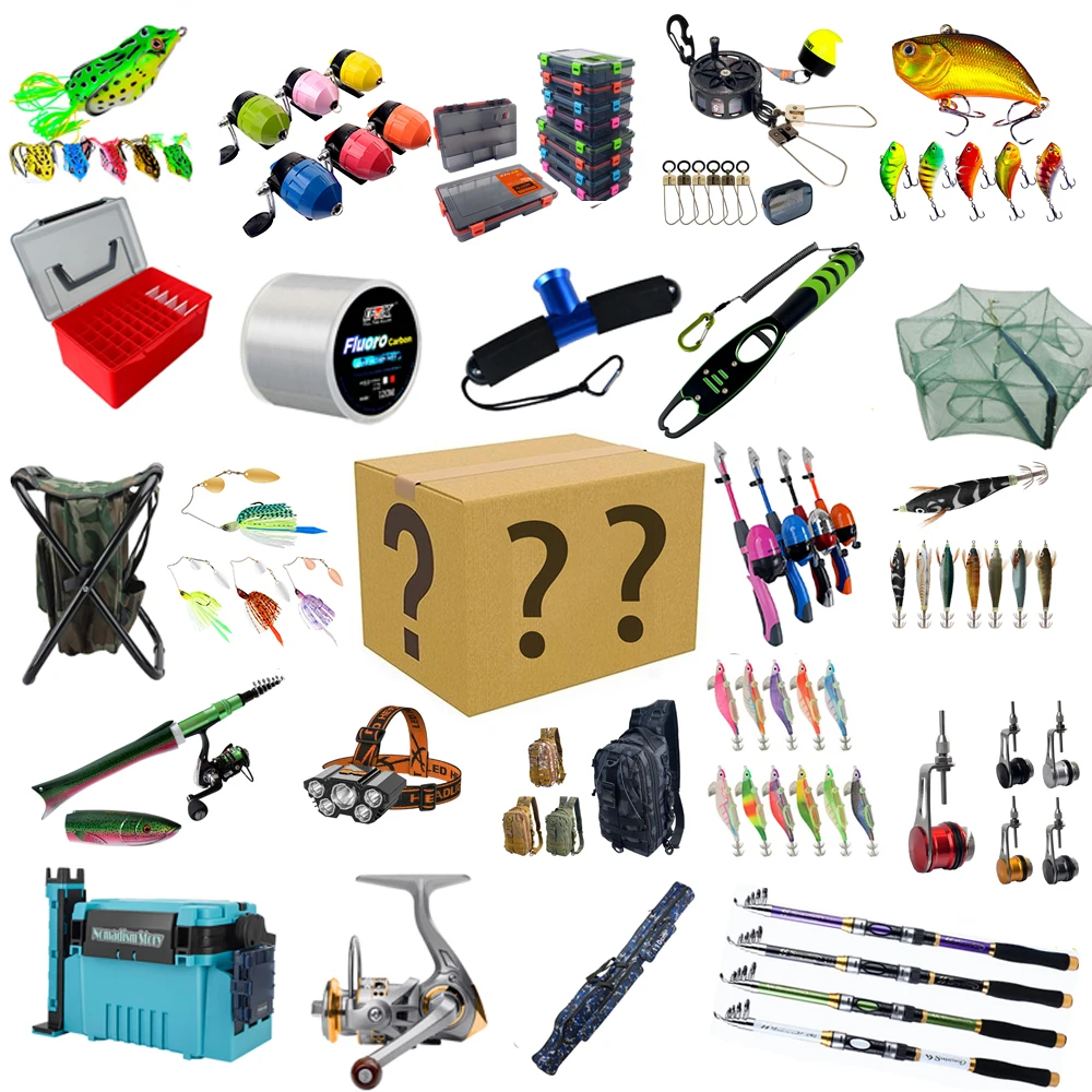 Caja de pesca con aparejos, cebos y accesorios - imagen 3