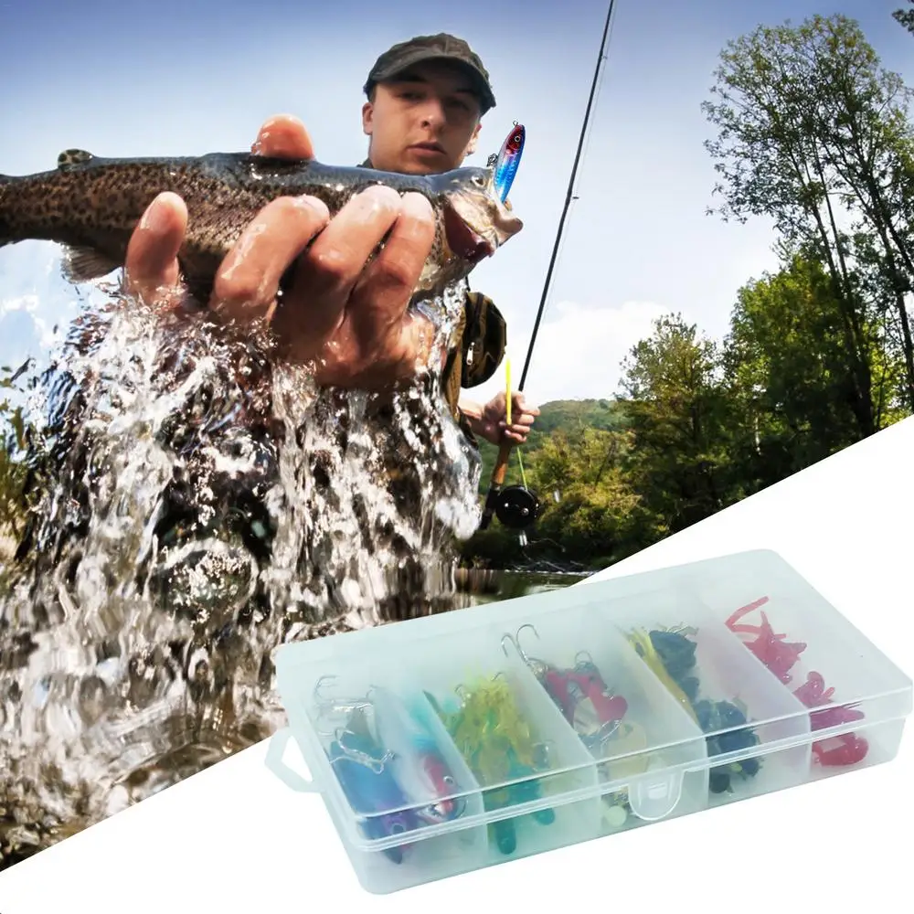 Kit completo de cebo artificial para pesca