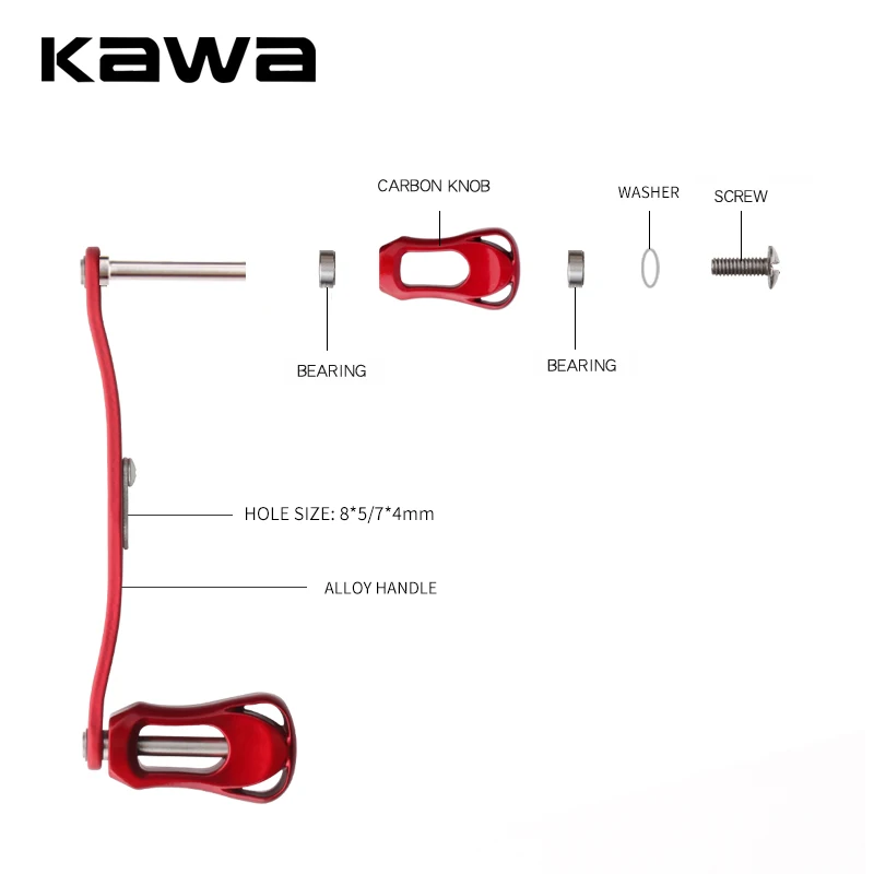 Kawa Mango Doble Carrete – Balancín Aluminio con Perilla de Carbono