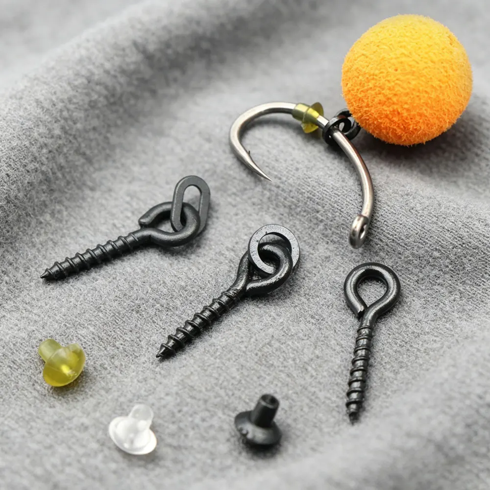 Kit Ronnie Rig para carpa: tornillos boilie, anzuelo con cuentas - imagen 2
