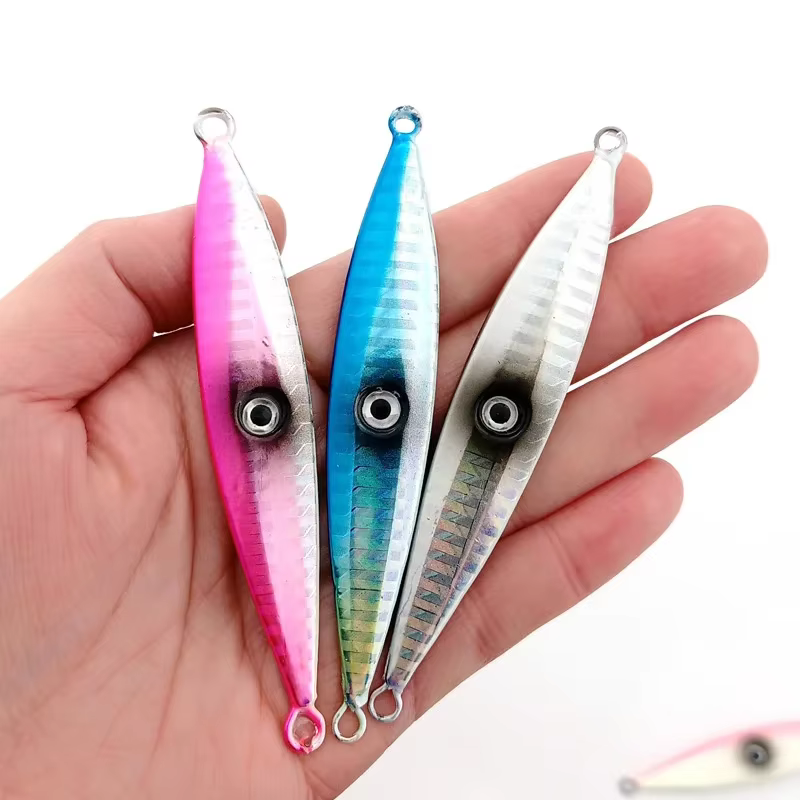 Topline Metal VIB – Señuelo luminoso jigging para carpa y lubina 40-200g - imagen 4