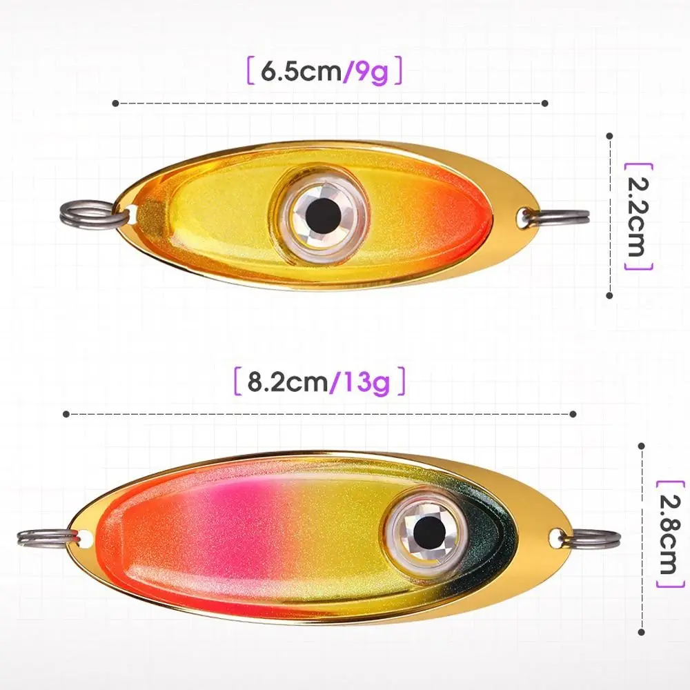 Luces de pesca fluorescentes nocturnas en uso