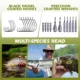Kit de Pesca Goture: anzuelos, plomos, emerillones para dulce y salada