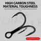 ShareShark Anzuelo triple reforzado mar – acero carbono - imagen 4