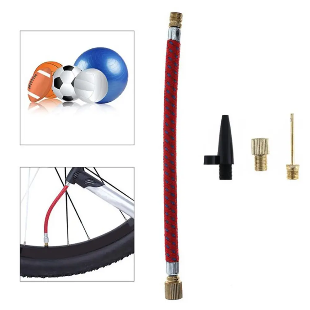 Agujas de inflado para balones y bicicleta con manguera y bomba
