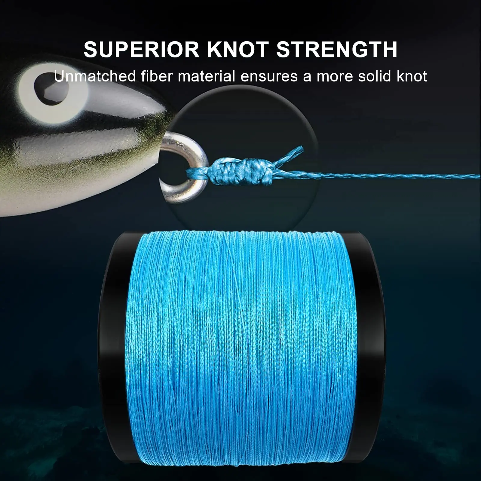 ZUKIBO Super Power – Sedal trenzado X4 PE 4 hebras - imagen 4