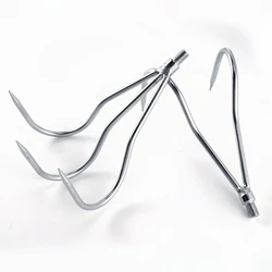 Gancho de acero inoxidable con sistema de tornillo – Especial agua salada
