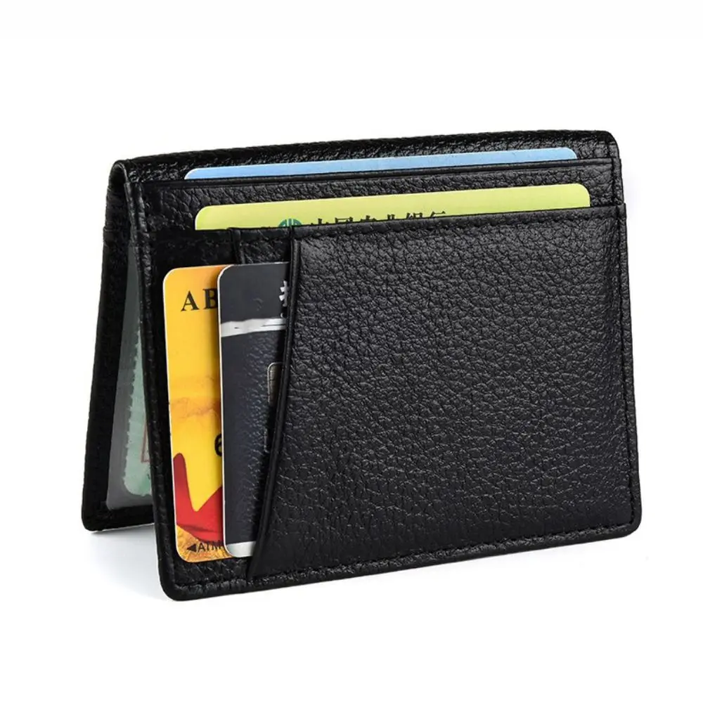 Cartera delgada de cuero con ranuras para tarjetas - imagen 5
