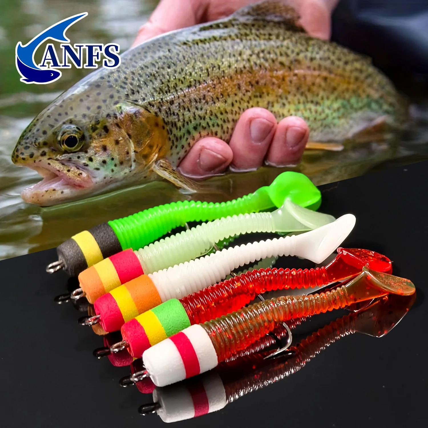 ANFS Kit de señuelos de pesca Euro Premium para perca, lucio y carpa - imagen 3