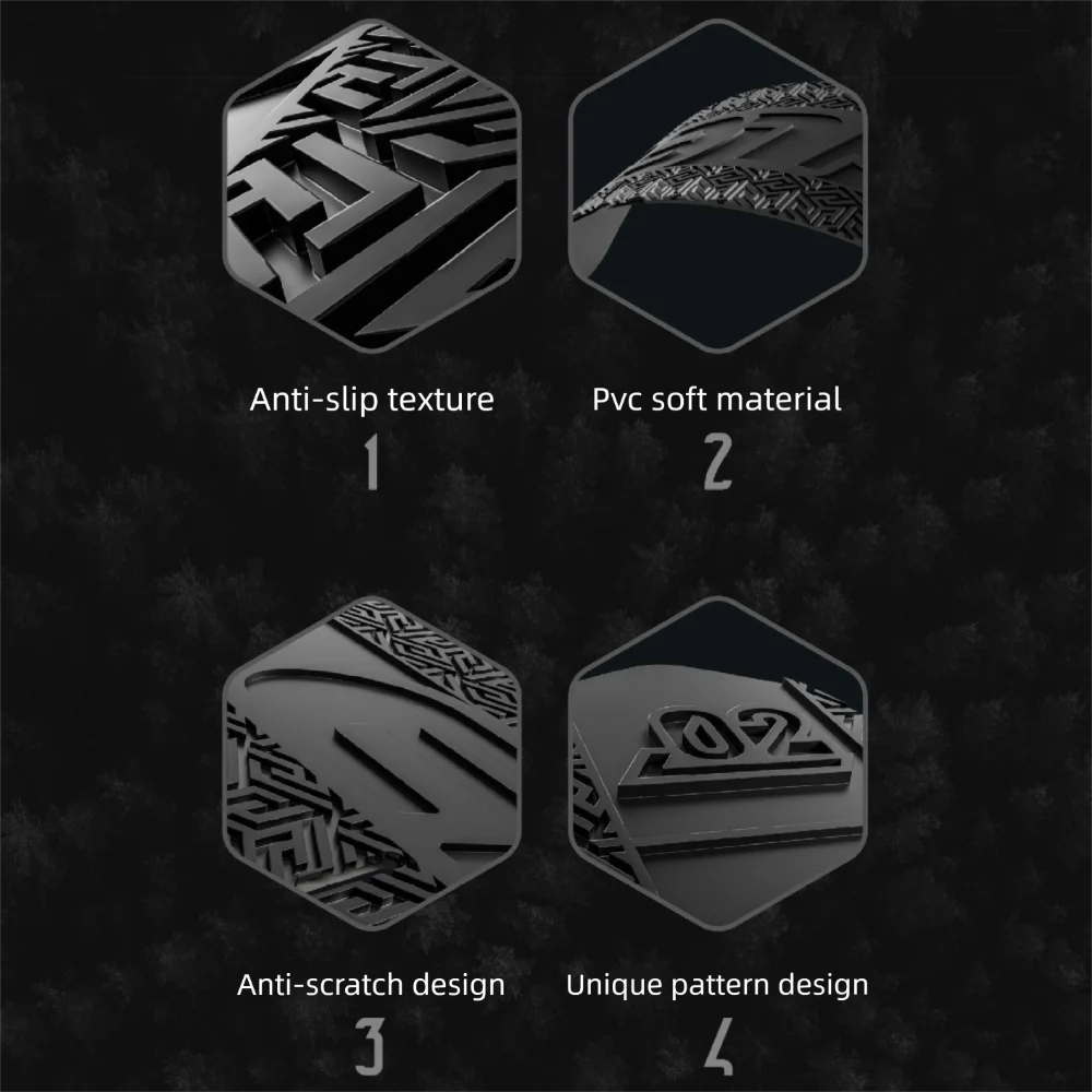 Protector de silicona autoadhesivo antiarañazos para cadena - imagen 4