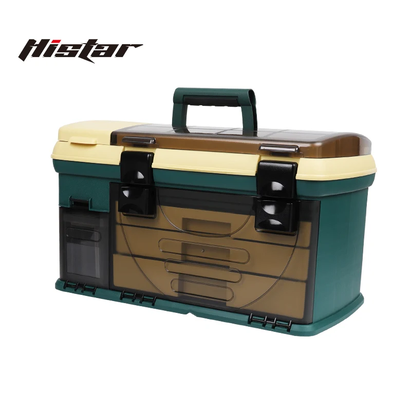 Caja de pesca multifunción HISTAR, portátil y gran capacidad
