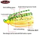 Takedo LD03 Spinnerbait con palas y falda de silicona salada - imagen 4