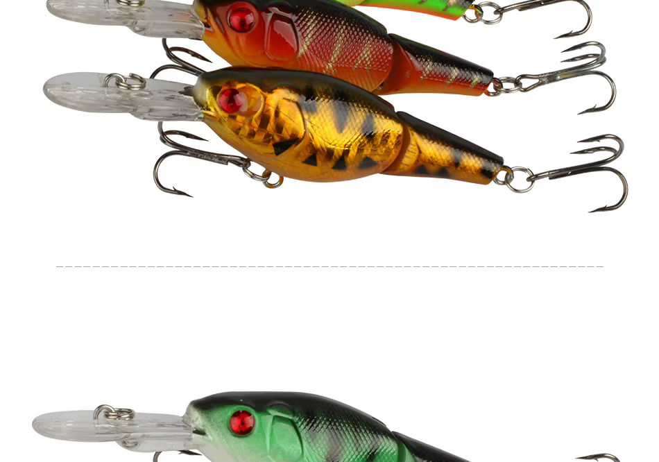 Detalle del señuelo crankbait flotante Goture