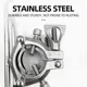 Soporte cañas ShareShark riel ajustable acero inox abrazadera doble - imagen 2