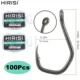 Hirisi 8021 Anzuelos de carpa alto carbono con punta acero PTFE - imagen 2