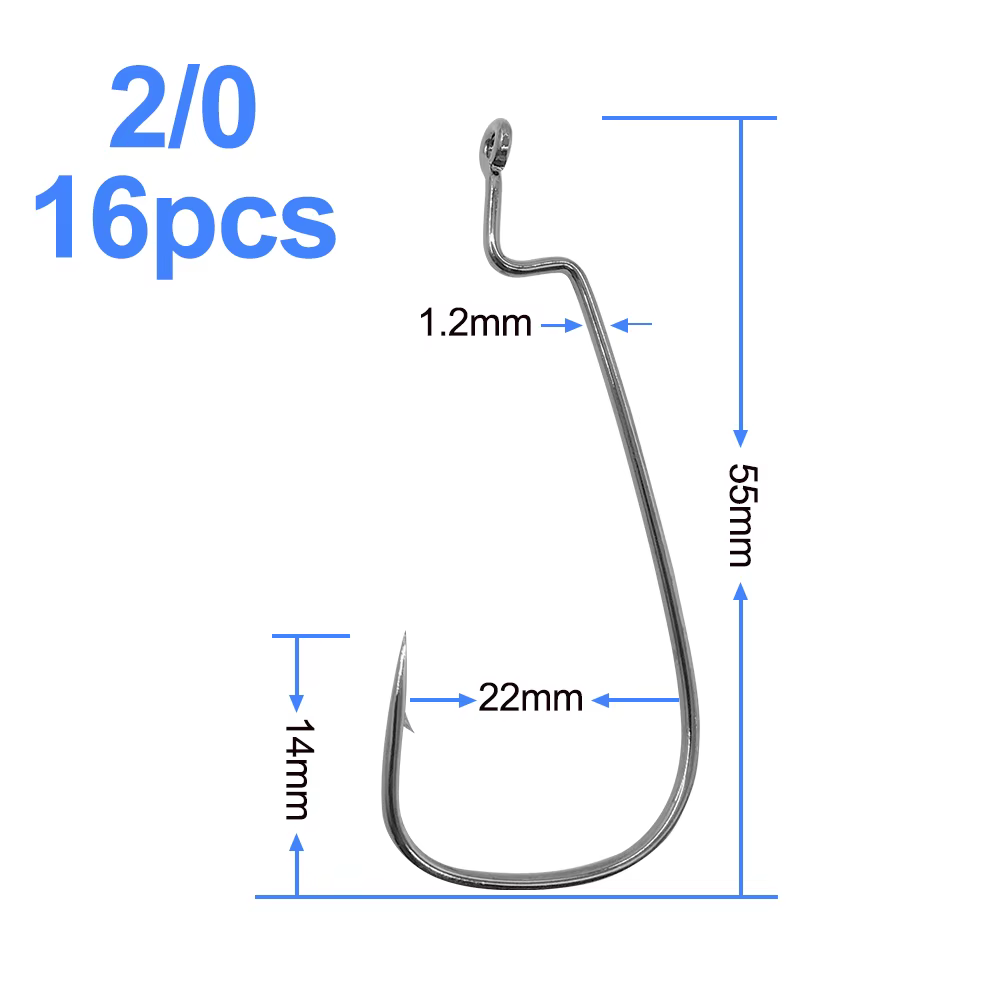 Anzuelo Compensado ESFishing – Vientre étroite para vinilo - imagen 4