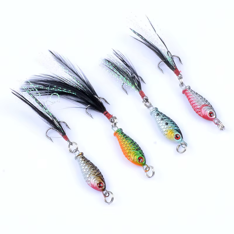 Señuelo VIB metálico cuchara para trucha – Pesca de invierno - imagen 3