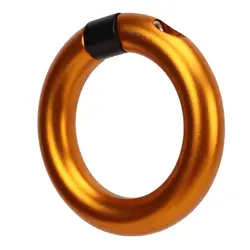 Conector de escalada desmontable con anilla de rappel de aluminio