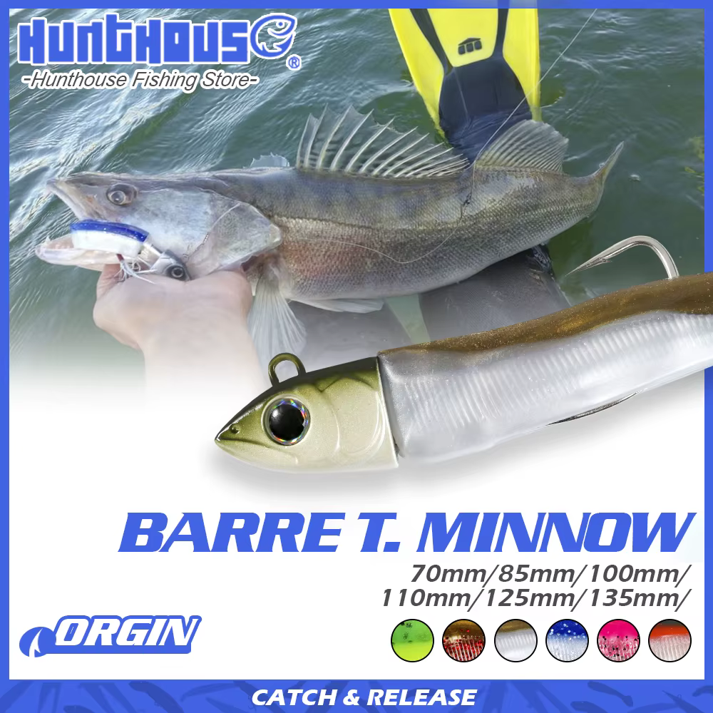 Hunhouse T. Minnow – Señuelo minnow para mar y agua dulce - imagen 5