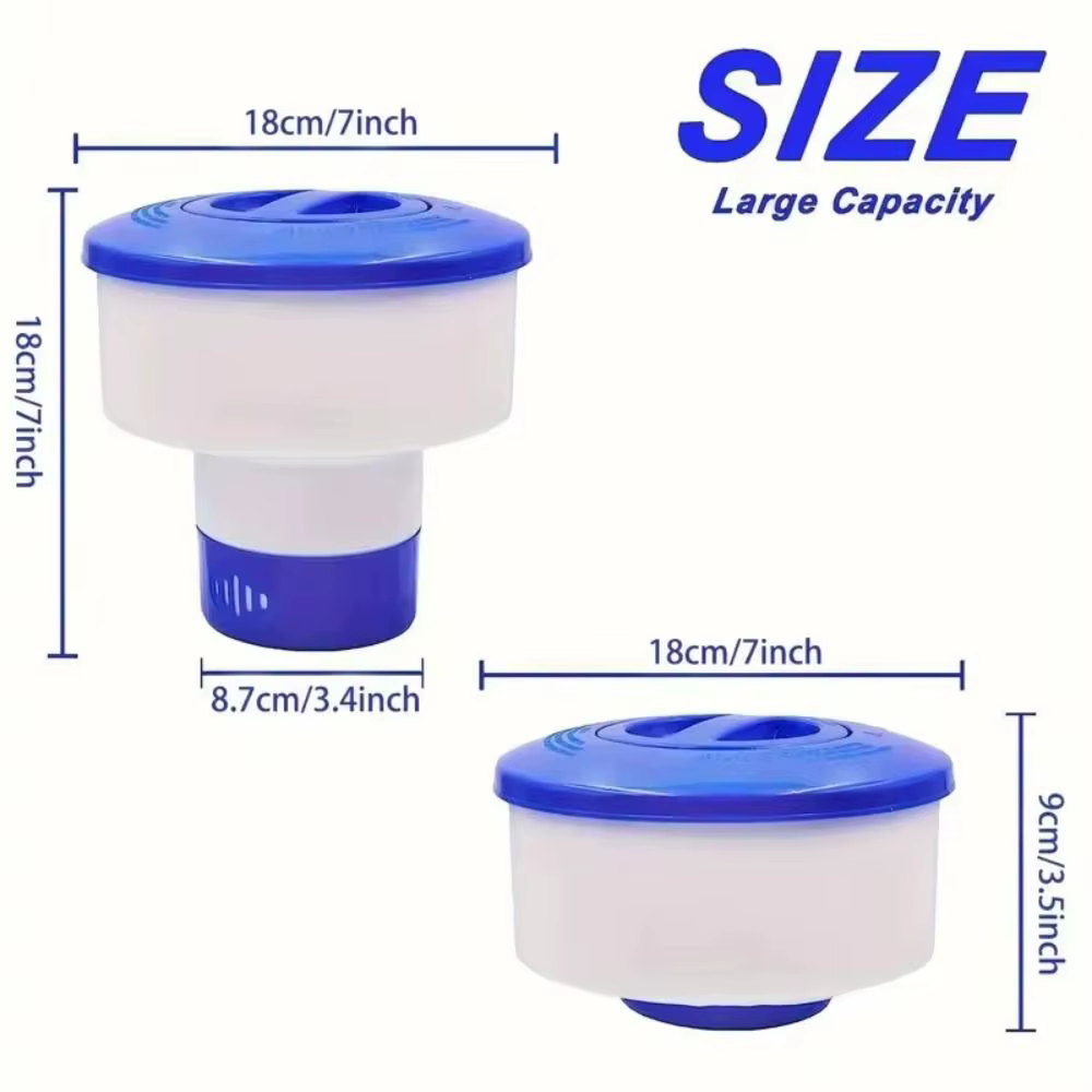 Dispensador flotante de cloro para piscina ABS ajustable - imagen 5