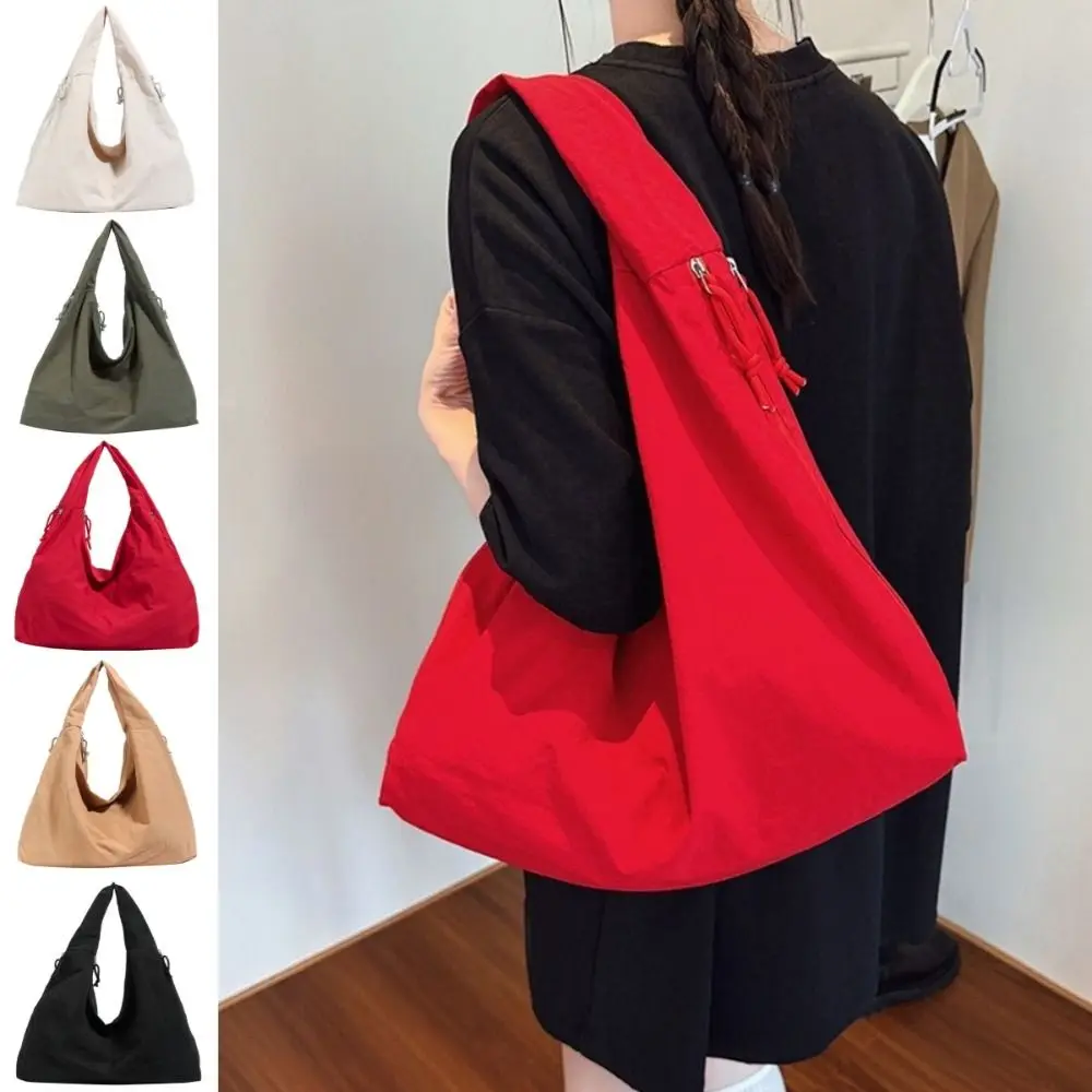 Bolso bandolera impermeable de nailon con múltiples bolsillos - imagen 2
