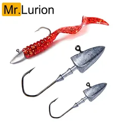 MrLurion Jig Head triangulares con púas tipo barco para vinilo