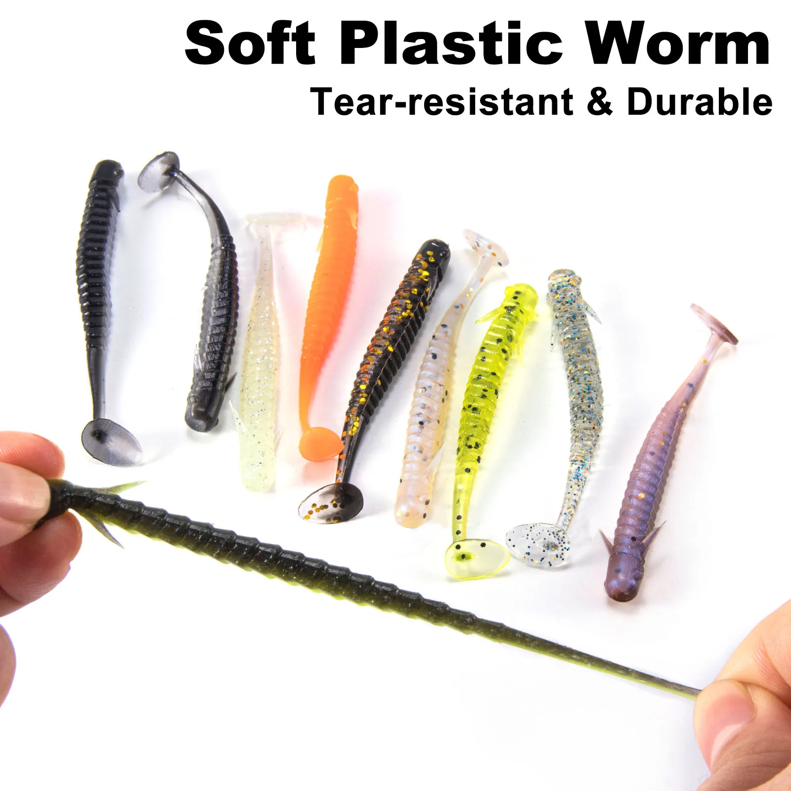 Swimbait paddle tail vinilo para lubina - imagen 3