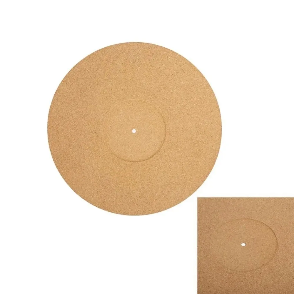 Detalle del fieltro y el ajuste sobre el vinilo