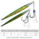 Señuelo jigging doble gancho deslizador de sardina UV – vástago largo - imagen 4