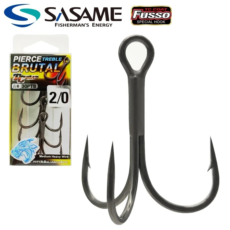Anzuelos triples SASAME Pierce Treble Brutal TC – acero alto carbono - imagen 4