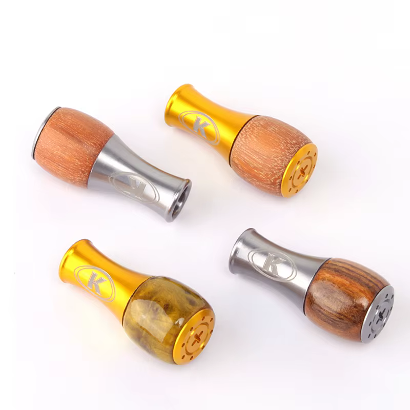 Perilla carrete Kawa de madera y aleación para spinning y casting - imagen 3