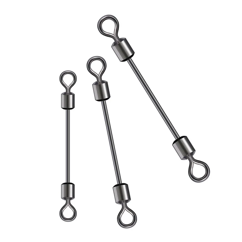 WATERBOY Giratorio Doble Premium – Conector Línea-Sublínea para pesca - imagen 2