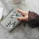 Cartera corta de mujer bordada Retro con hebilla y monedero diario - imagen 3