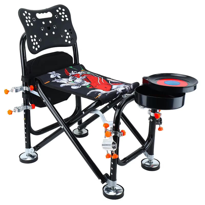 LYCA FC02 FC00 Silla de pesca aluminio kit accesorios - imagen 3