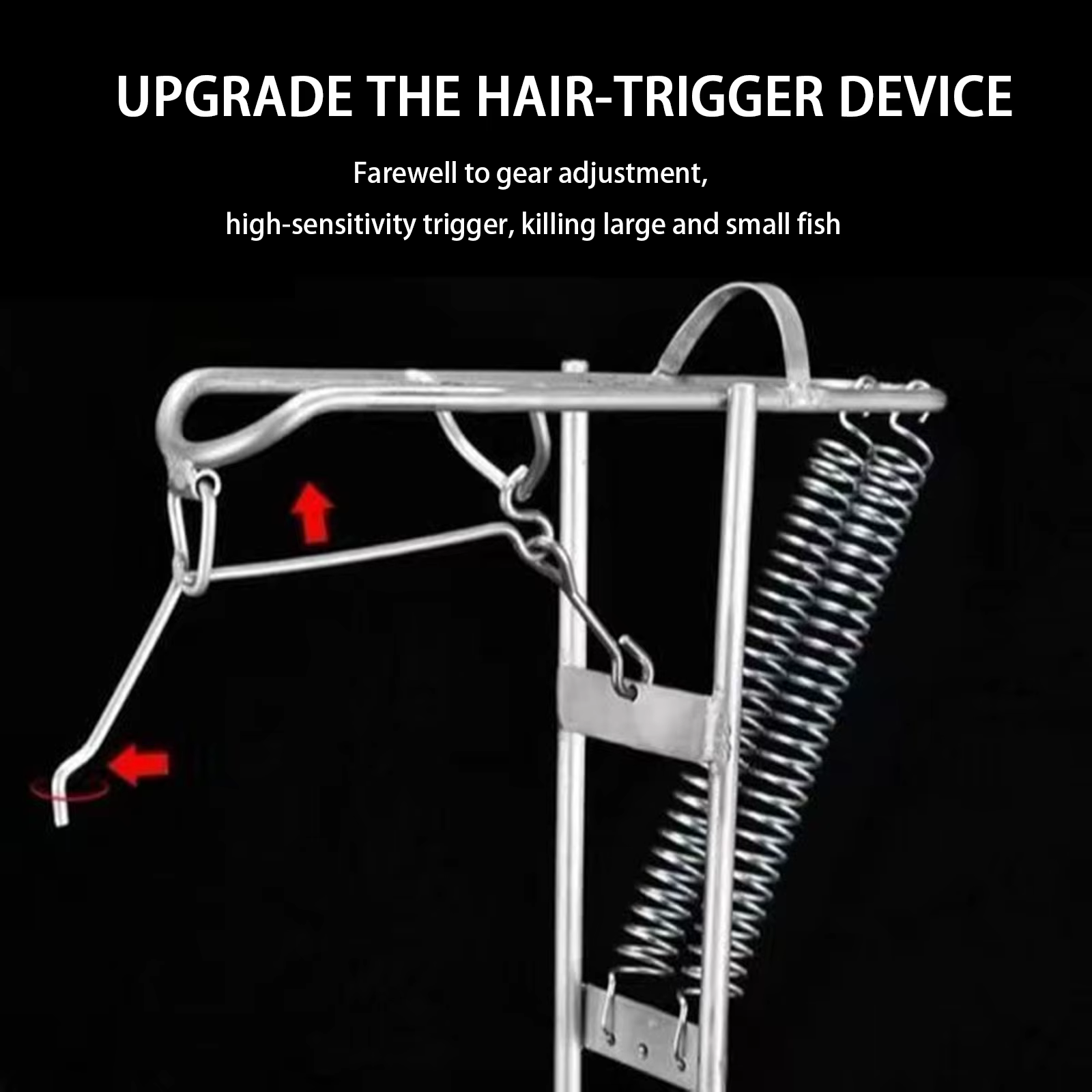 Soporte clavable automático para caña de pesca de acero inoxidable - imagen 4