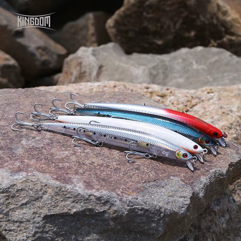 Swimbait flotante Kingdom 120mm agua salada - imagen 4