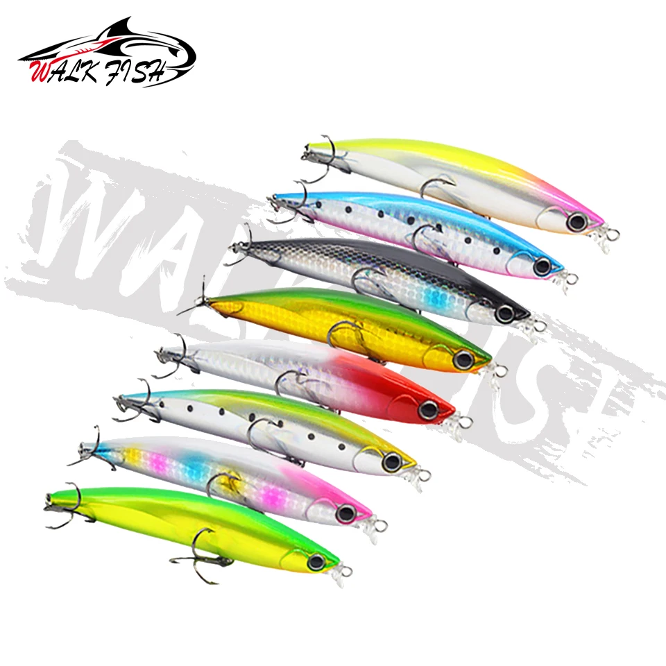 WALK FISH Wobblers rodantes señuelo flotante para lubina - imagen 4