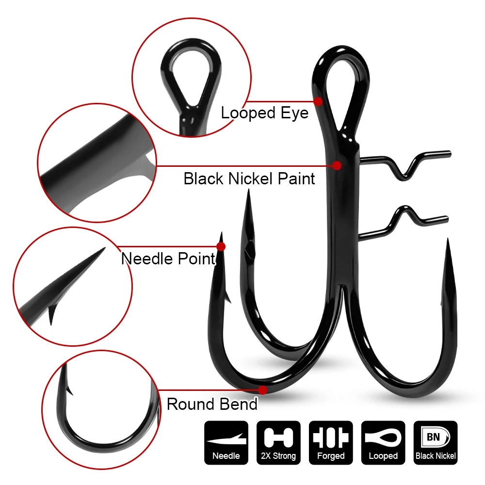 Spinpoler T-Treble Claw – Anzuelo triple con pincho para vinilo - imagen 2