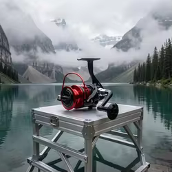 Carrete Giratorio para Pesca en Mar – Serie Elite 7.0:1 Grafito