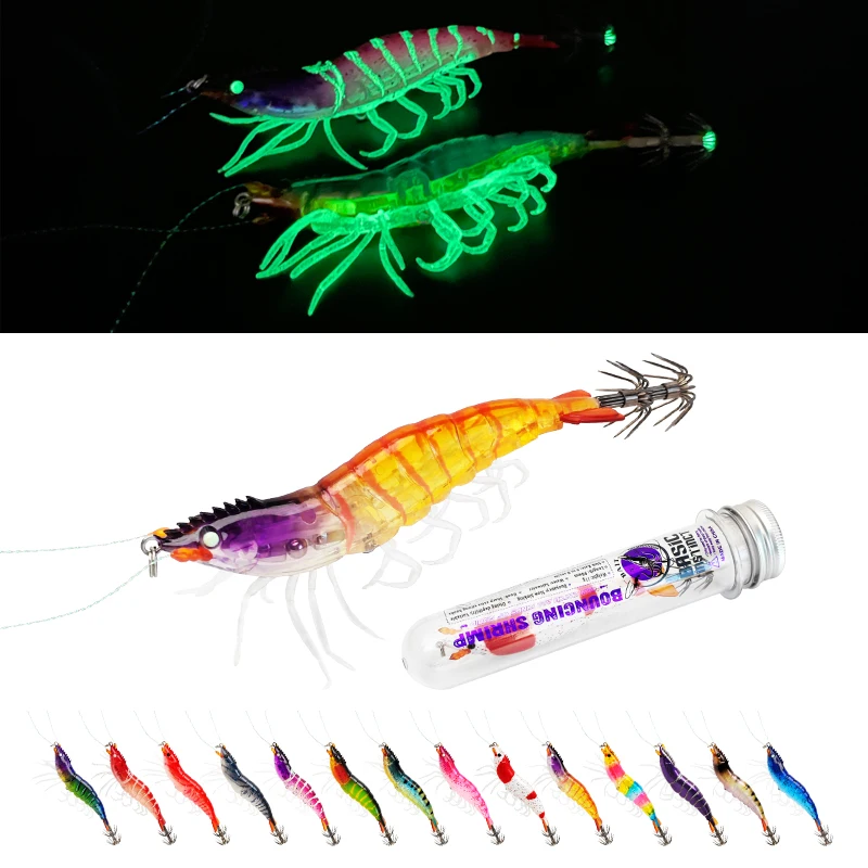 Luminous Webfoot Egi jig de calamar/pulpo para pesca salada realista - imagen 4