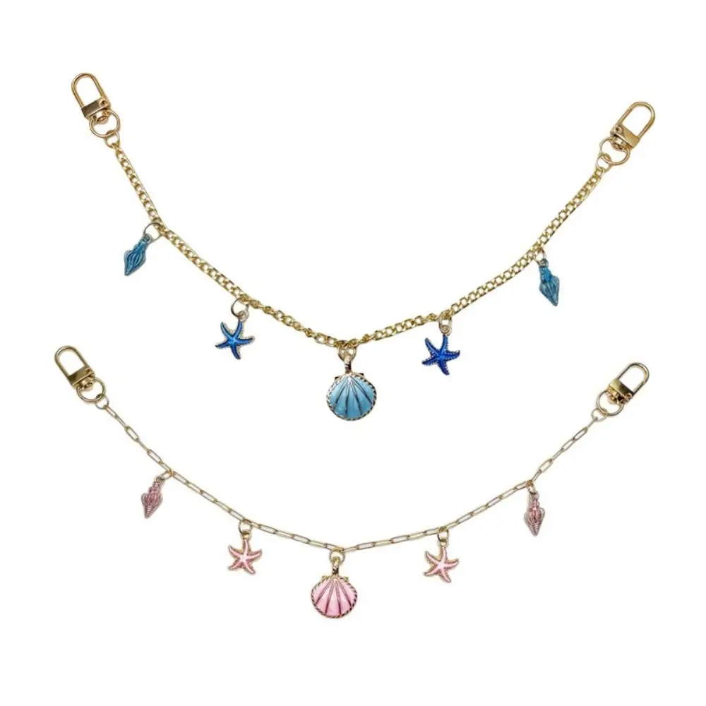 Cadena para asa de bolso con colgante de concha y estrella de mar - imagen 4