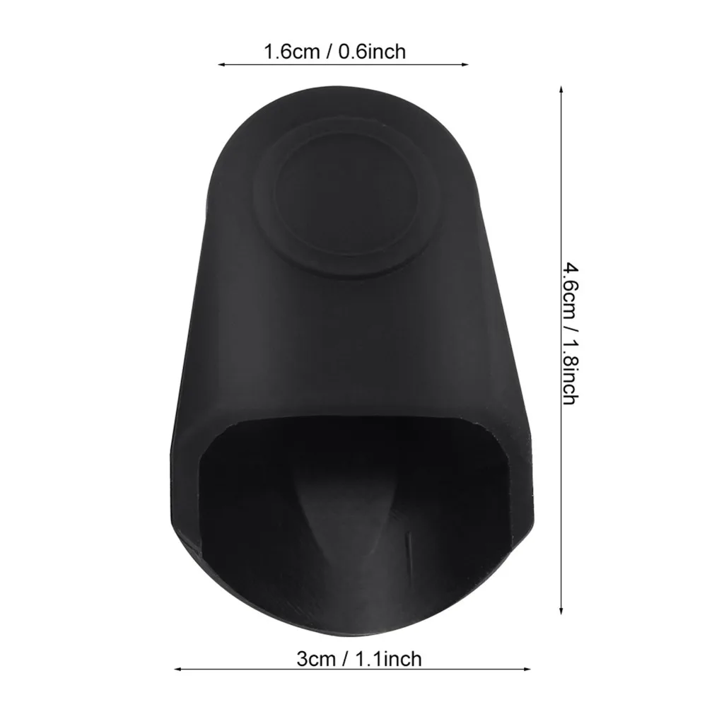 Tapa de goma para boquilla de saxofón negro, fácil de lavar - imagen 5