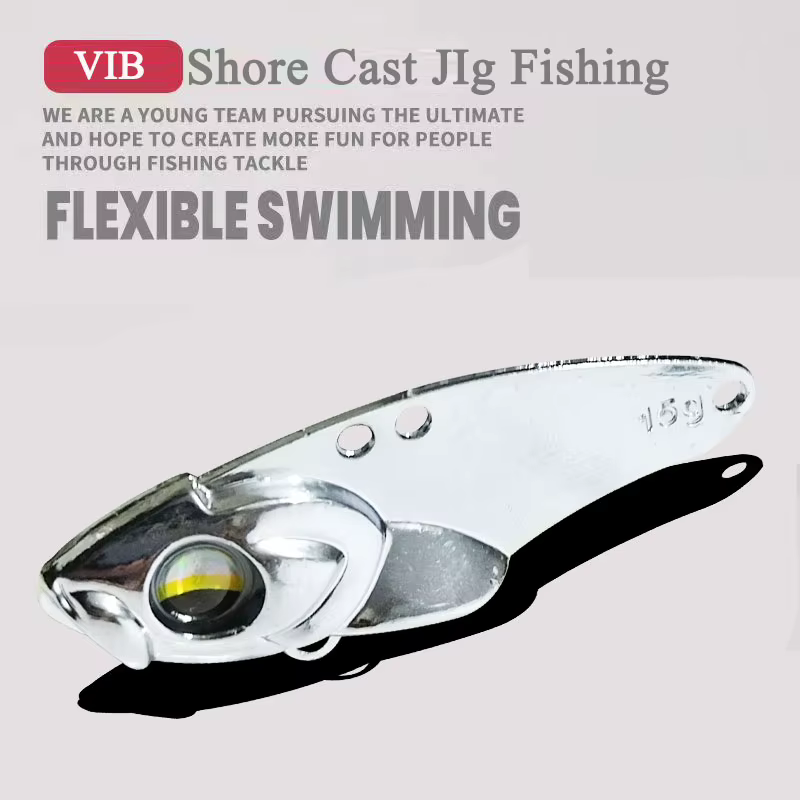 AS Metal Vib Lure Spinner Bait – Señuelo giratorio para perca y lucio - imagen 5