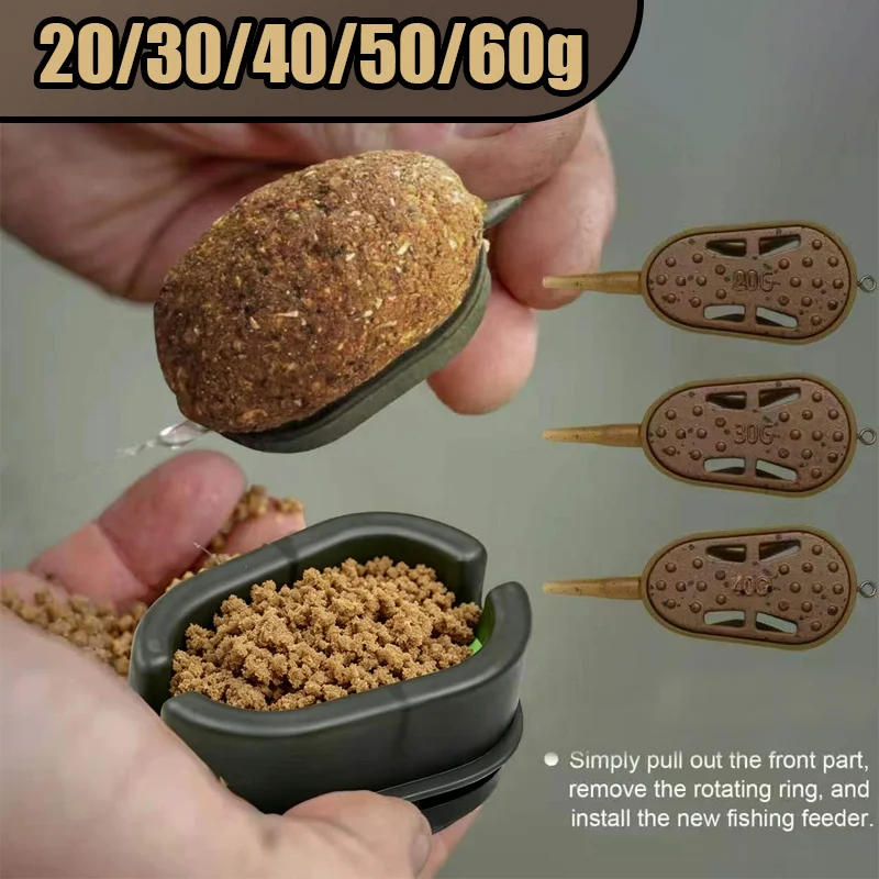 Set de alimentadores para pesca de fondo