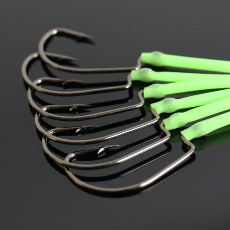 Anzuelo crankbait con tubo luminoso y manguera negra-amarilla - imagen 4