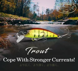 TSURINOYA 46S Minnow hundido para trucha
