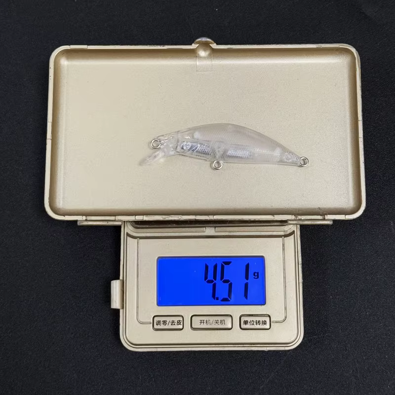 Señuelos Minnow sin pintar hundibles – Base para lubina y trucha - imagen 4